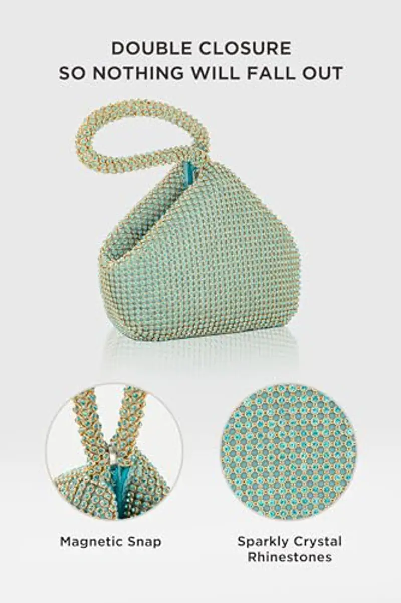 BABEYOND Pochette Donna Turchese 1604076 miniatura 2