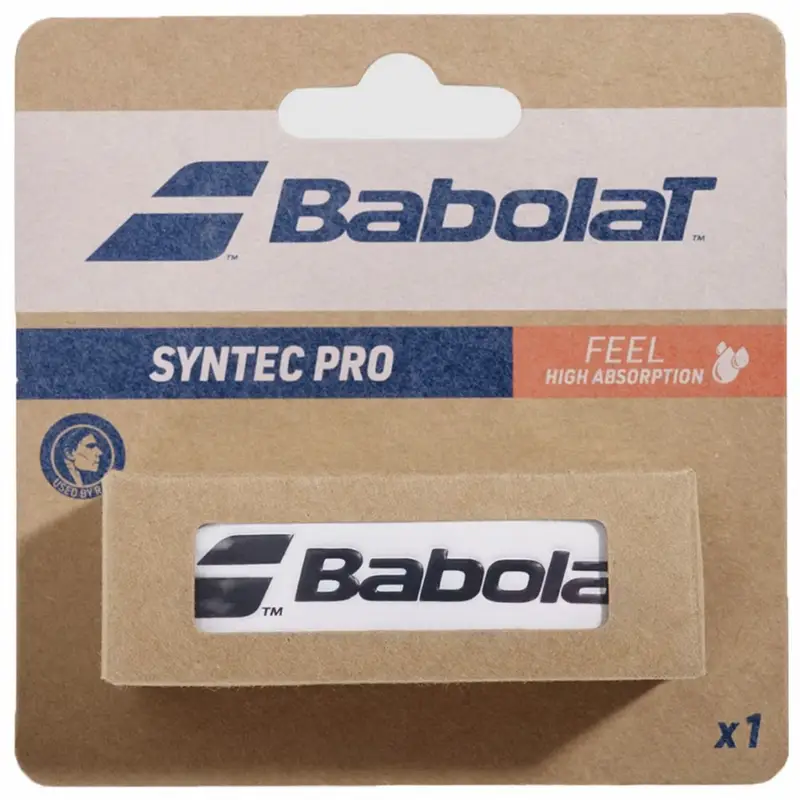 Impugnatura Racchetta Tennis Syntetic Pro Bianco TU