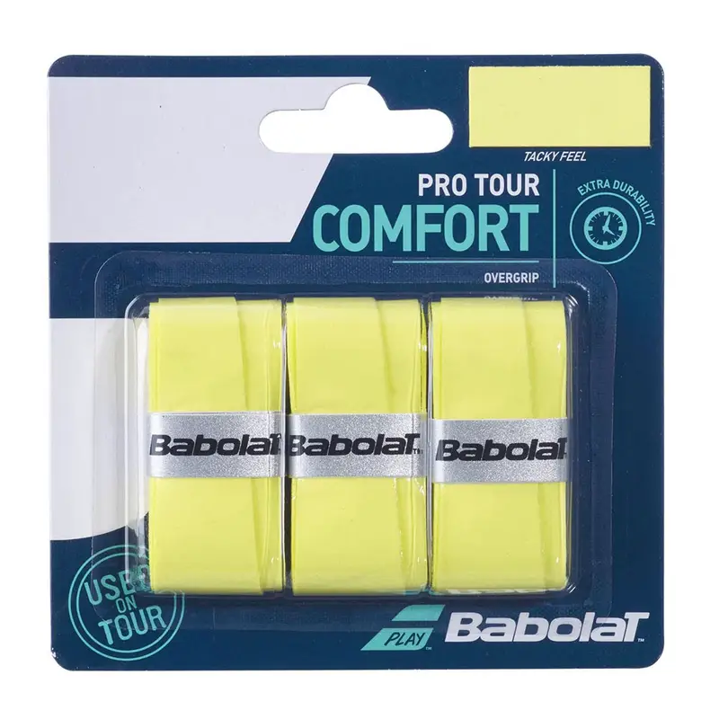 Overgrip Tennis Pro Tour X3 Giallo TU