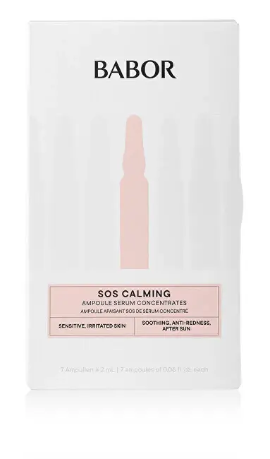Siero per la pelle sensibile SOS Calm (Ampolle Concentrate s) 7 x 2 ml