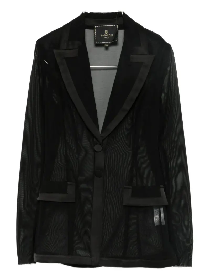 Giacca donna a petto singolo Nero