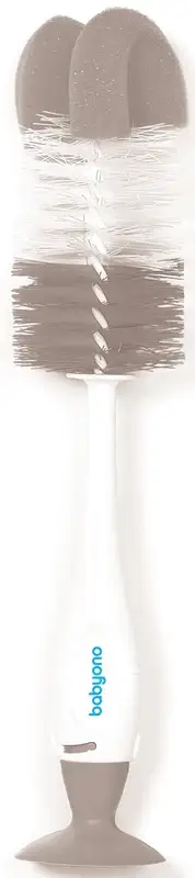 Take Care Brush for Bottles and Teats spazzola per pulire 2 in 1 grigia 1 pz
