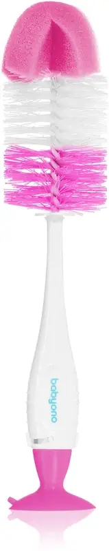 Take Care Brush for Bottles and Teats spazzola per pulire 2 in 1 rosa 1 pz