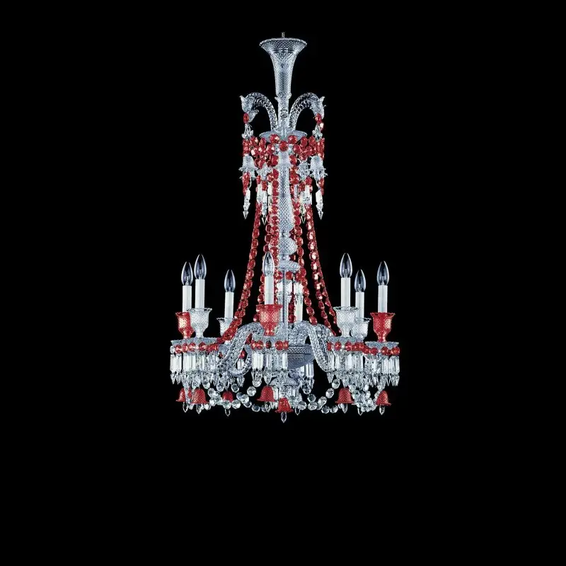 LAMPADARIO 8 FIAMME miniatura 2