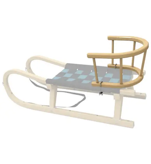 Children s hardwood backrest - schienale Brown