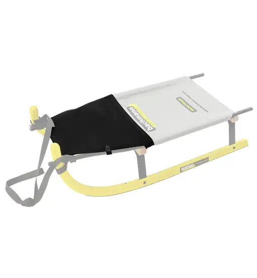 Snowpower - telo paraspruzzi da slitta Black