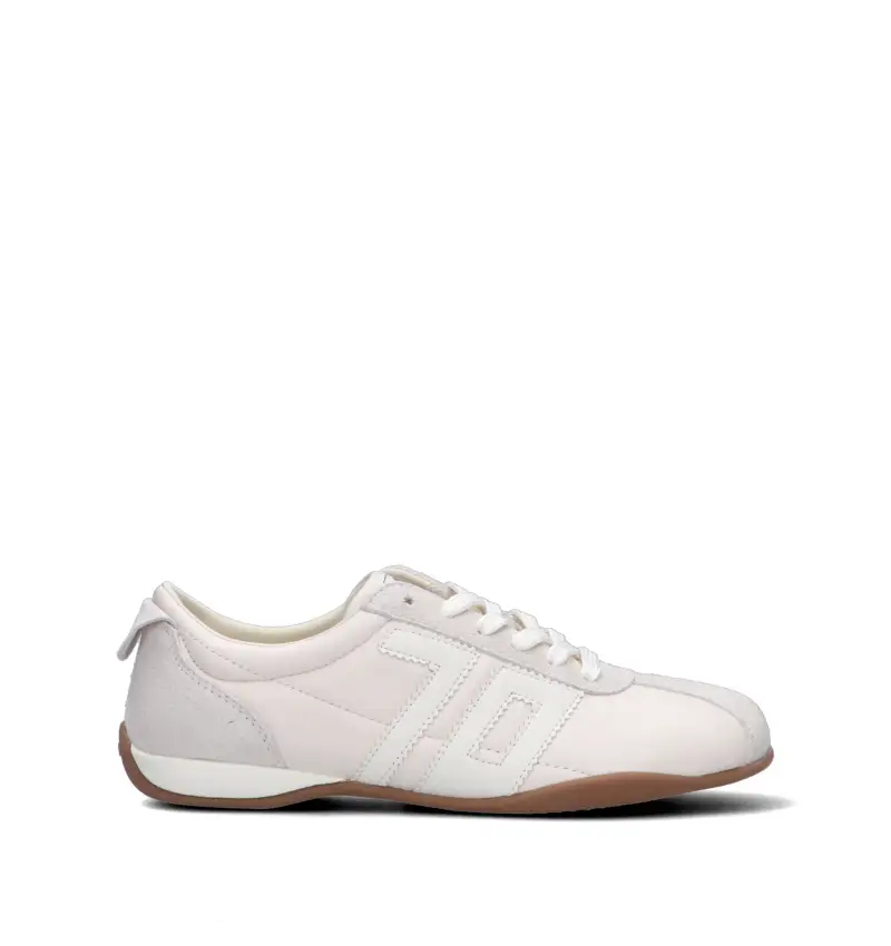 Sneaker donna latte in pelle Vario