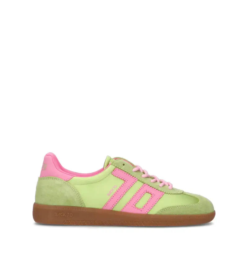Sneaker donna verde/rosa Vario