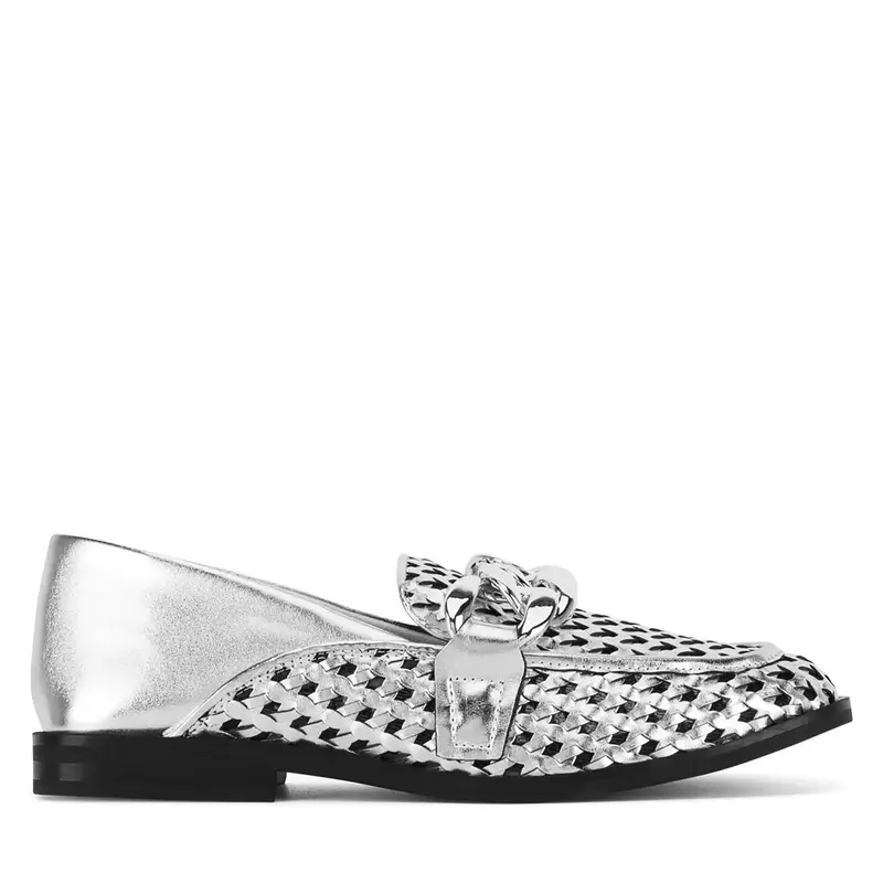 Badura Mocassini Argento 3081913