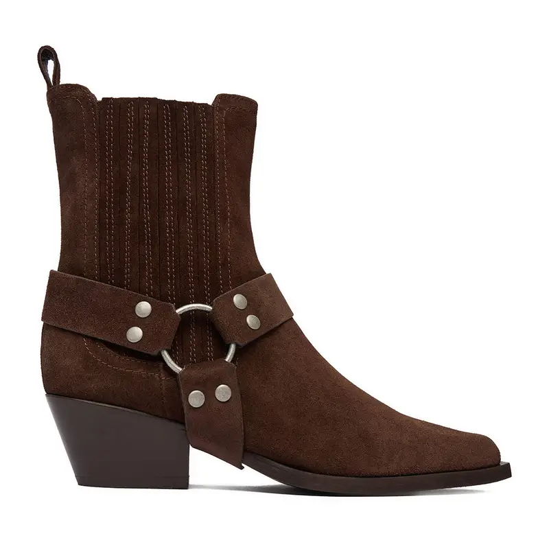 Stivali texani Badura EO-CHLOE-25FW002 Marrone