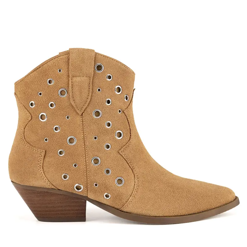 Stivali texani Badura ORCHID-V365-C-191-1 Beige