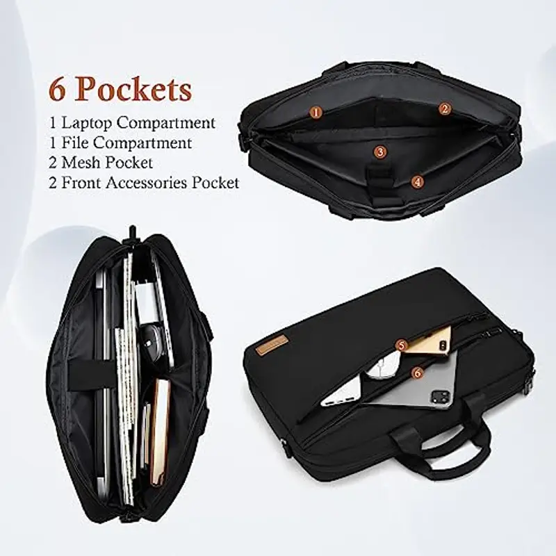 Bagasin Borsa a tracolla Nero 1204499 miniatura 3