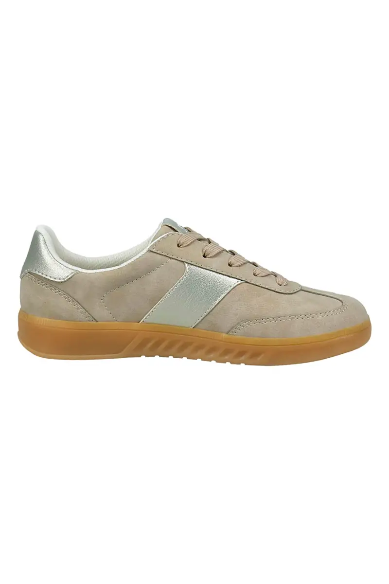 Sneakers Beige con Inserti con Effetto Metallizzato Bagatt D35AQJ025550 [SAND miniatura 4
