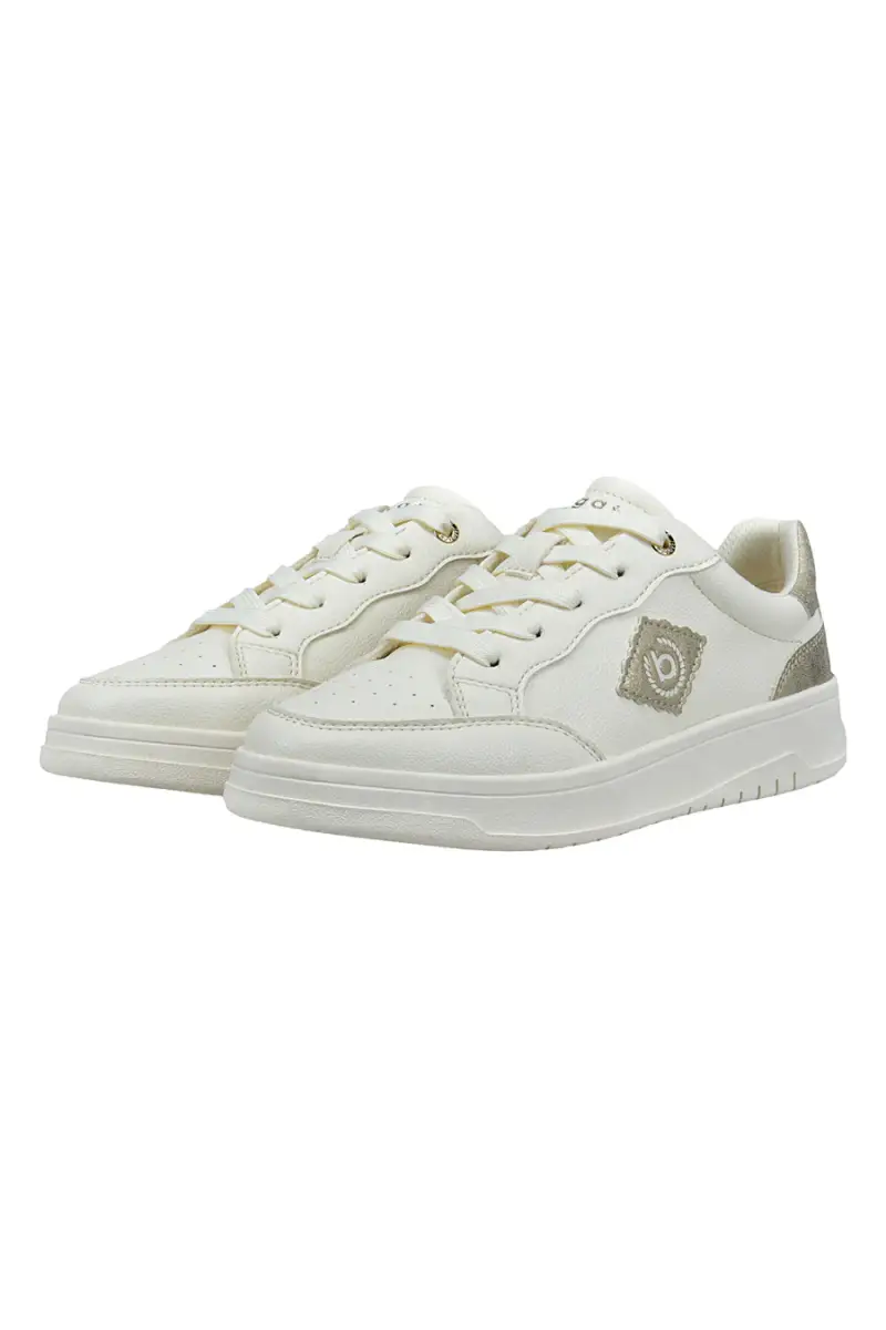 Sneakers Bianche con dettagli oro Bagatt 435AQG1950502190 [BIANCO] miniatura 2