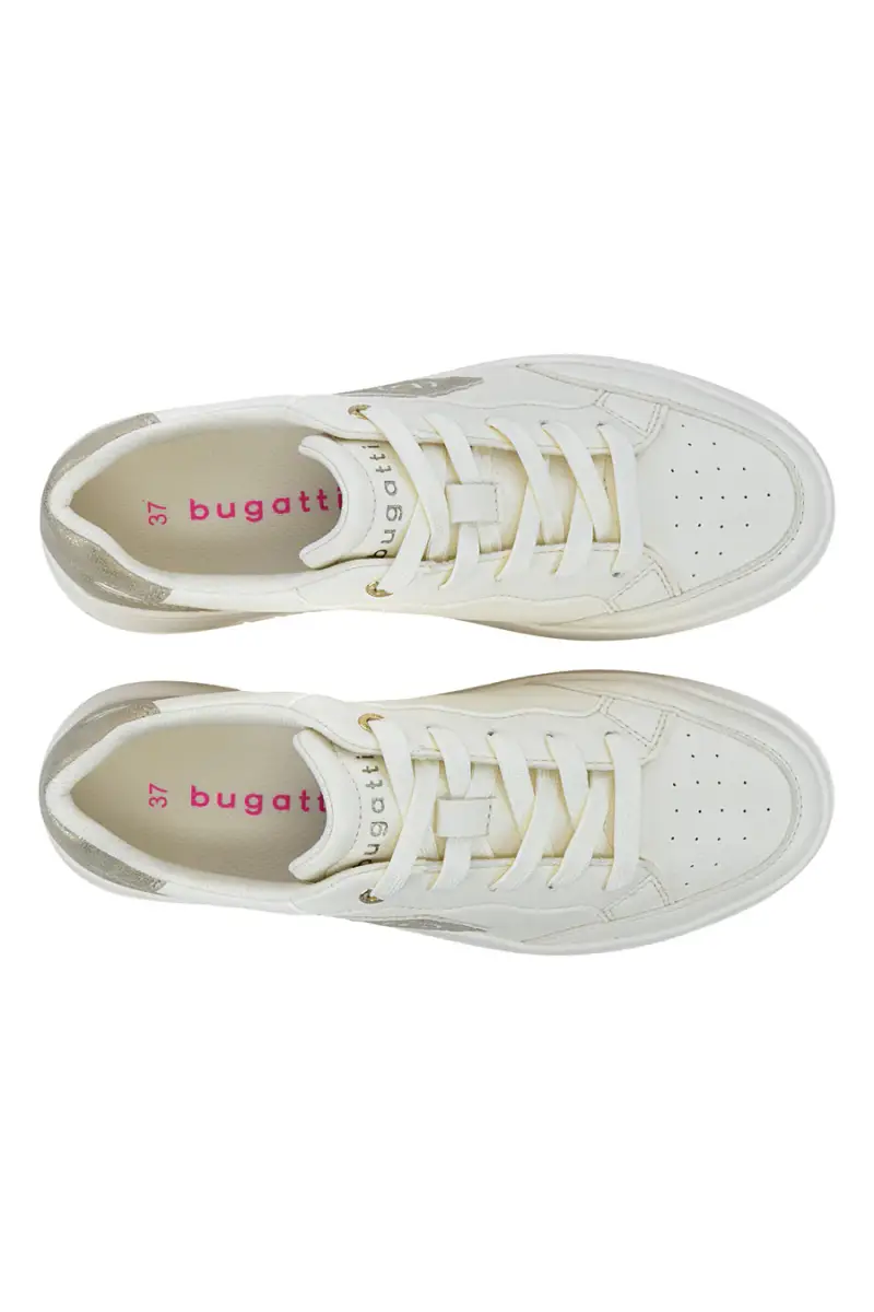 Sneakers Bianche con dettagli oro Bagatt 435AQG1950502190 [BIANCO] miniatura 5