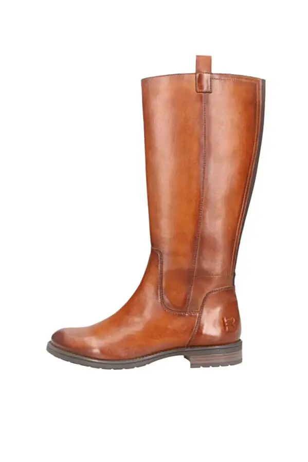 Stivali alti marroni in pelle caldi con zip Bagatt D11AFS3J4000 [COGNAC]