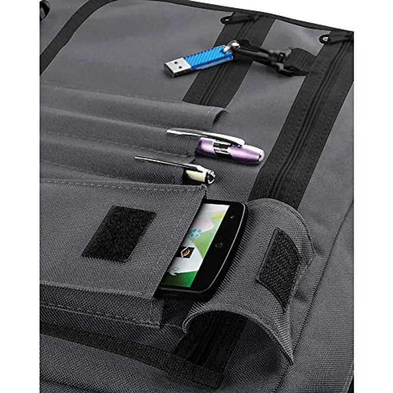 BagBase Attraversare Corpo Imbottito Tracolla Messenger - Borsa tracolla scuola - Grigio grafite miniatura 3