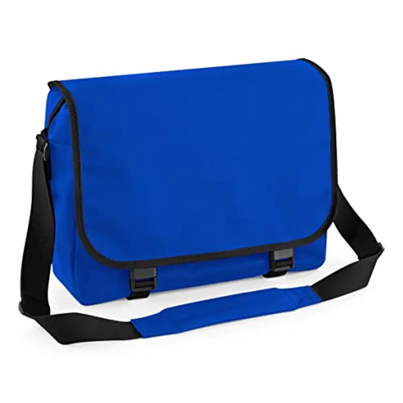 BagBase Messenger Bag Zaino, Bright Royal (Blu), Taglia Unica Unisex-Adulto