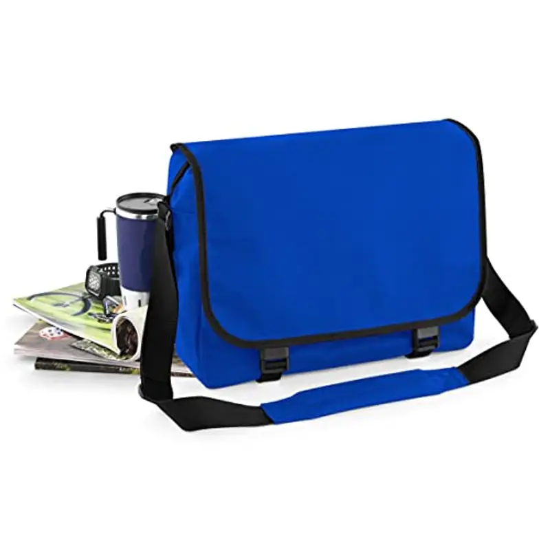 BagBase Messenger Bag Zaino, Bright Royal (Blu), Taglia Unica Unisex-Adulto miniatura 2
