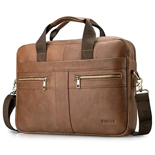 BAGZY 15,6 Pollici 24 Ore Uomo Ventiquattrore Borsa Business Uomo Borsa Porta PC Uomo Borsa Lavoro Uomo Porta Laptop
