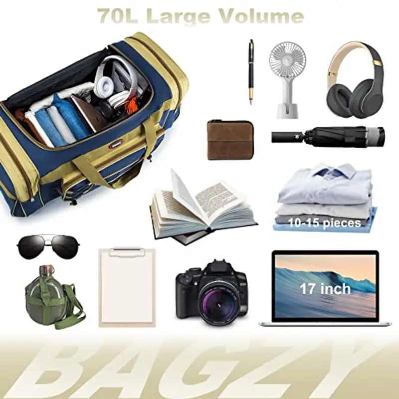 BAGZY Borsone da viaggio Verde 2109706 miniatura 3