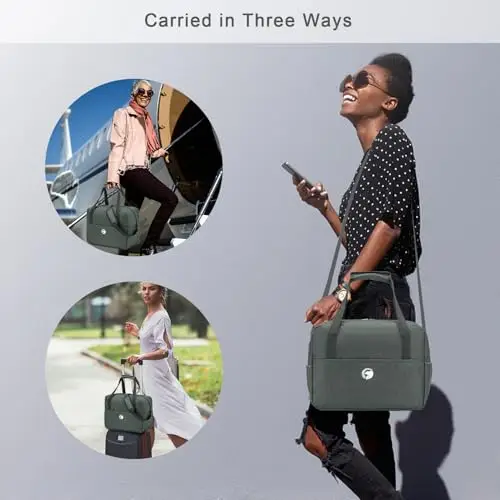 BAGZY Bagaglio a Mano 40x30x20 Wizzair, Impermeabile Borsa Cabina da Viaggio Aereo Pieghevole, Piccola a Mano per Parto miniatura 3