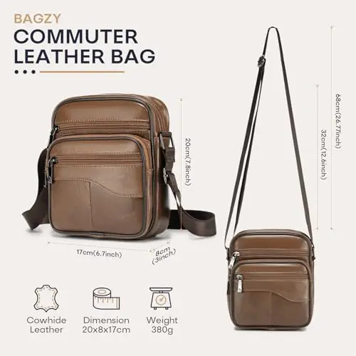 BAGZY Borsa a tracolla Uomo Multicolore 3142215 miniatura 3