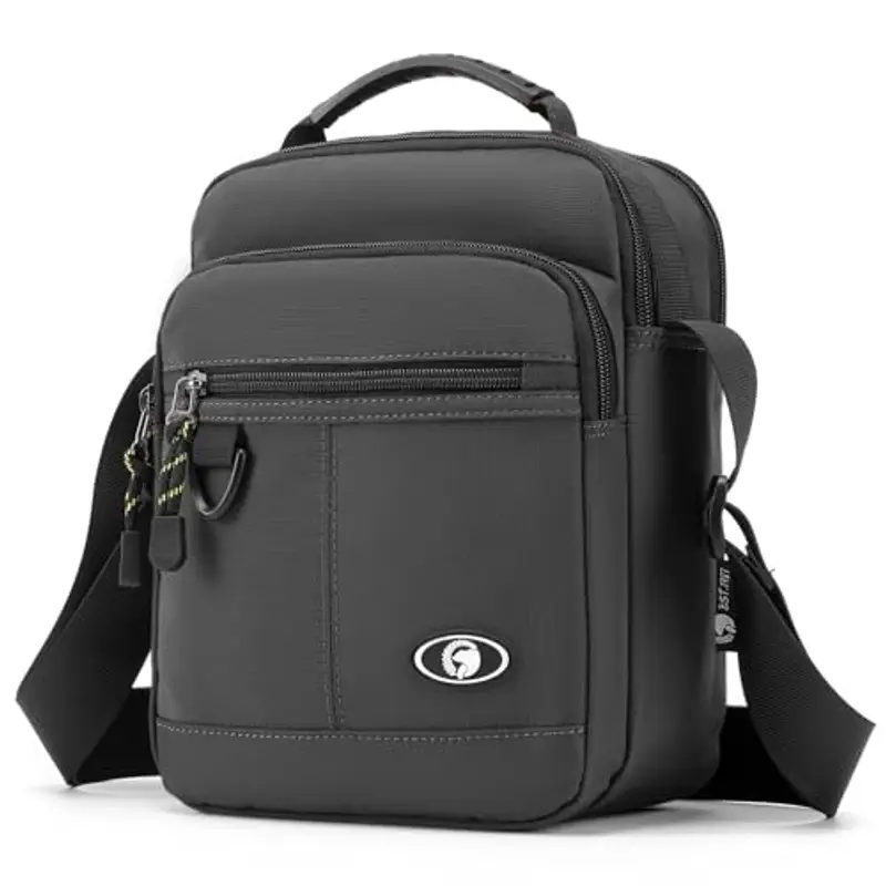 BAGZY Borsello Uomo Grigio 1602786