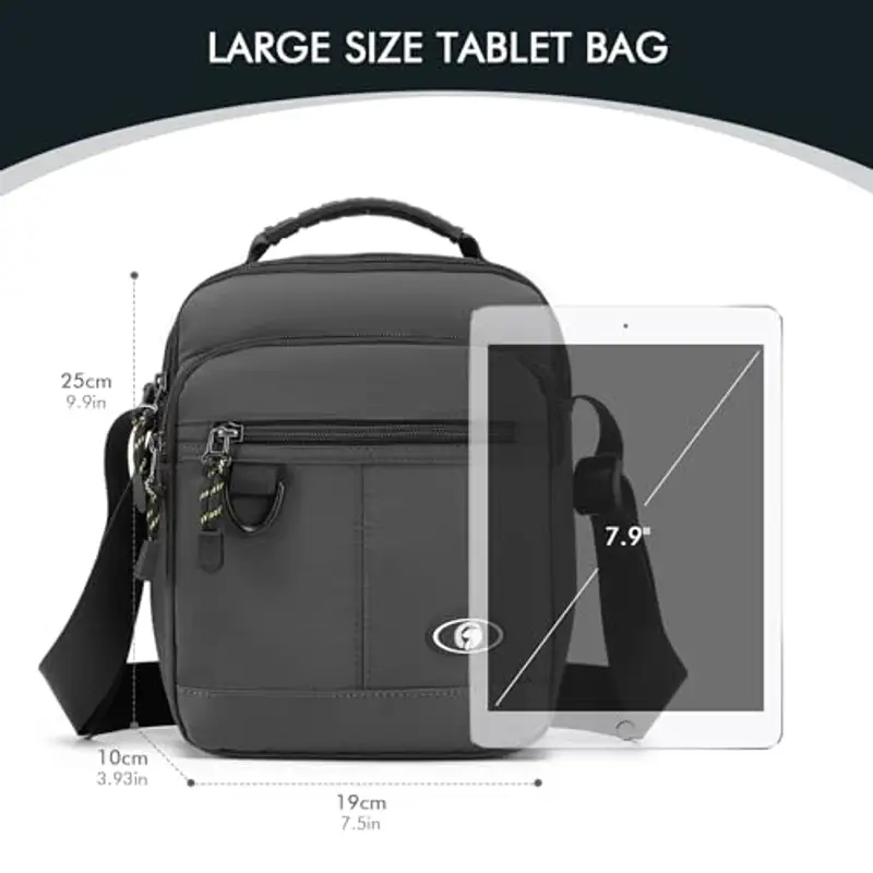 BAGZY Borsello Uomo Grigio 1602786 miniatura 2