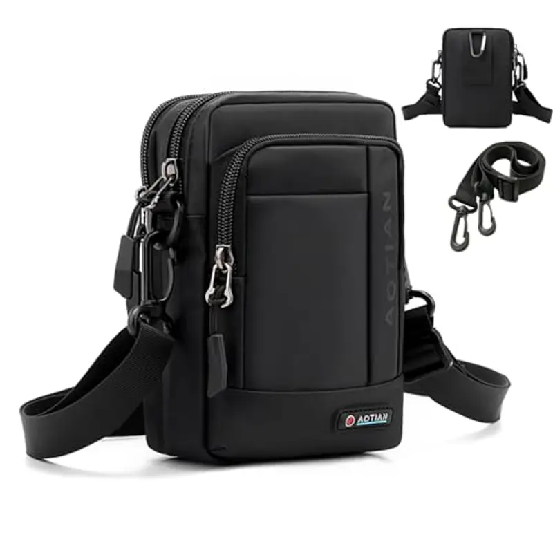 BAGZY Borsello Uomo Nero 2440608