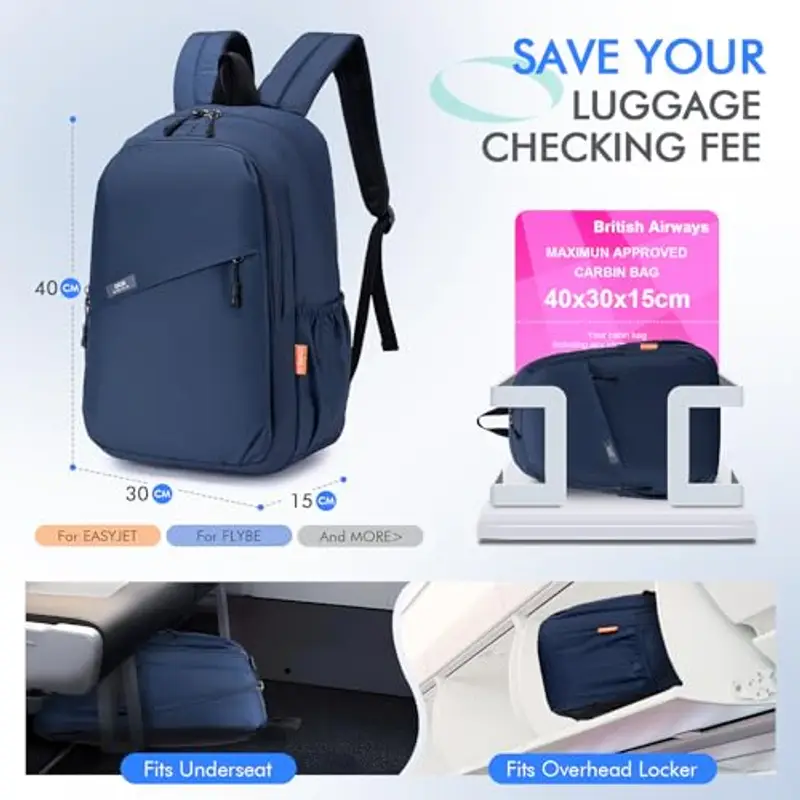 BAGZY Zaino da viaggio Viola 2151785 miniatura 2