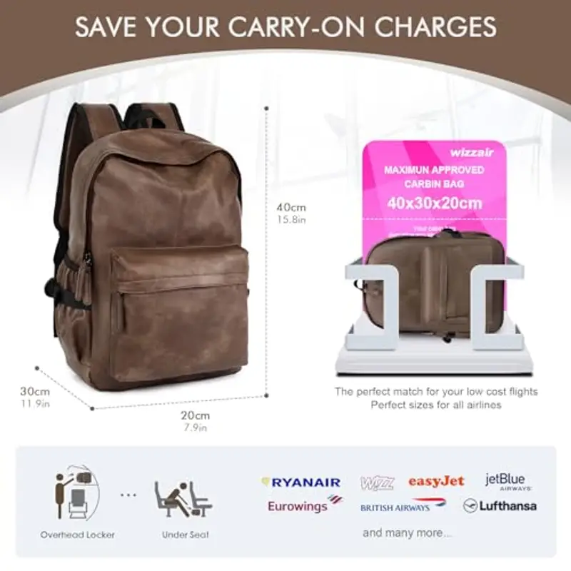 BAGZY Zaino da viaggio Uomo 1571288 miniatura 3