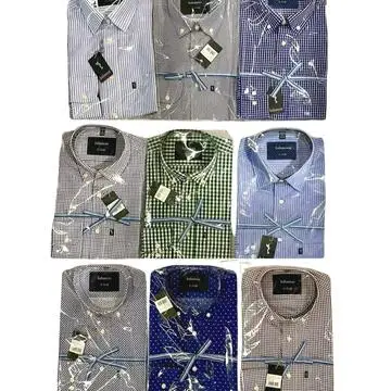 CAMICIA UOMO COTONE MANICA LUNGA FANTASIA FOLLIE G-CLUB