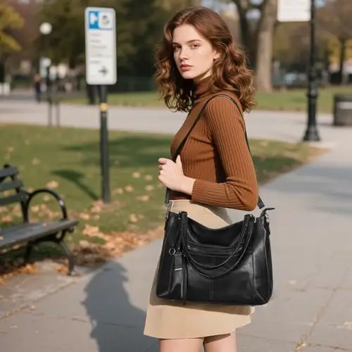 BAIGIO Portafogli Donna Nero 3517361 miniatura 2