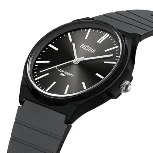 BAISHIOI Orologio Uomo Orologio Analogico al Quarzo Classico Impermeabile Casual Orologio da Polso Minimalista Moda miniatura 3