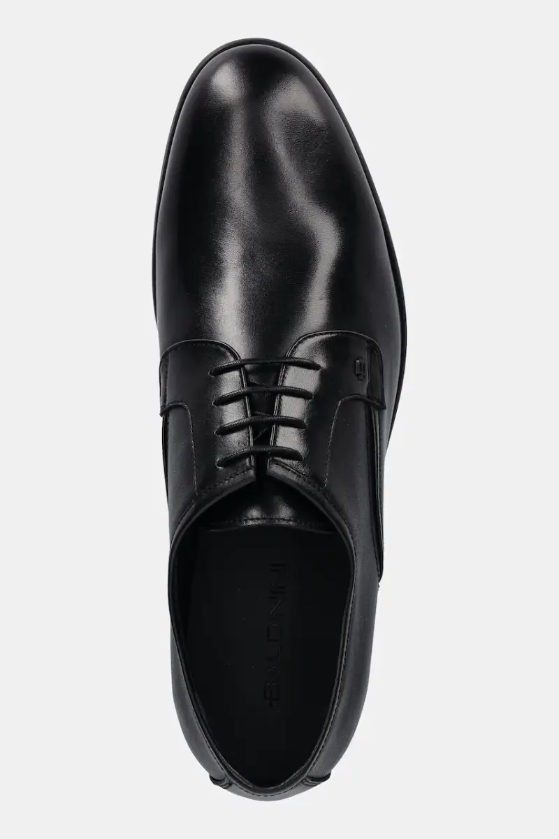 scarpe in pelle uomo colore nero U6B003P1VITE miniatura 4