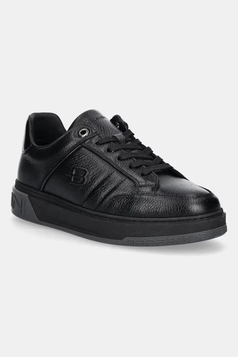 sneakers in pelle uomo colore nero U6B810A1BOTT