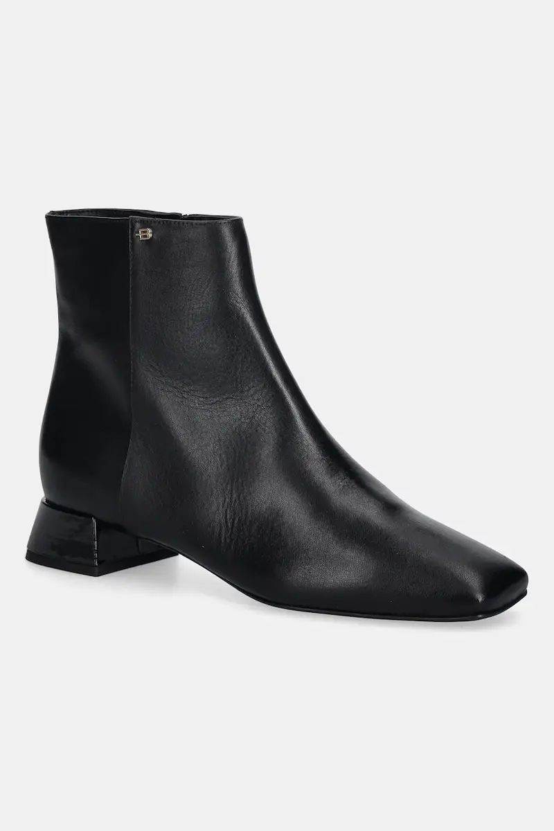 stivaletti alla caviglia in pelle donna colore beige D6B128P3VTVN