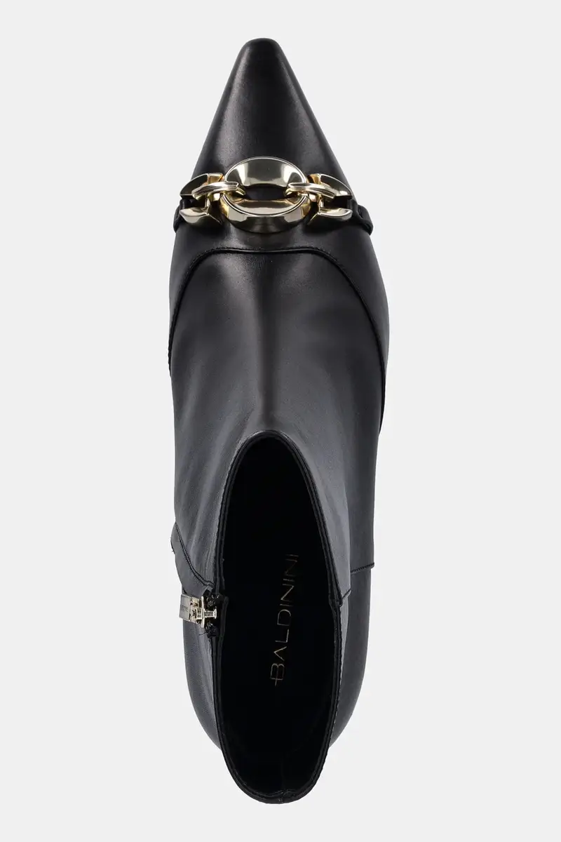 stivaletti alla caviglia in pelle donna colore nero D6B053P5VITE miniatura 4