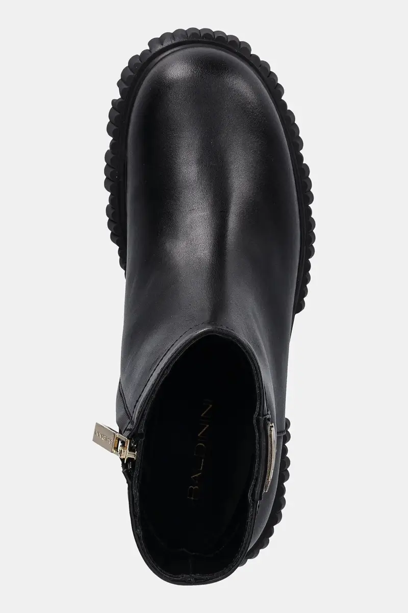 stivaletti alla caviglia in pelle donna colore nero D6B155P1VITE miniatura 4