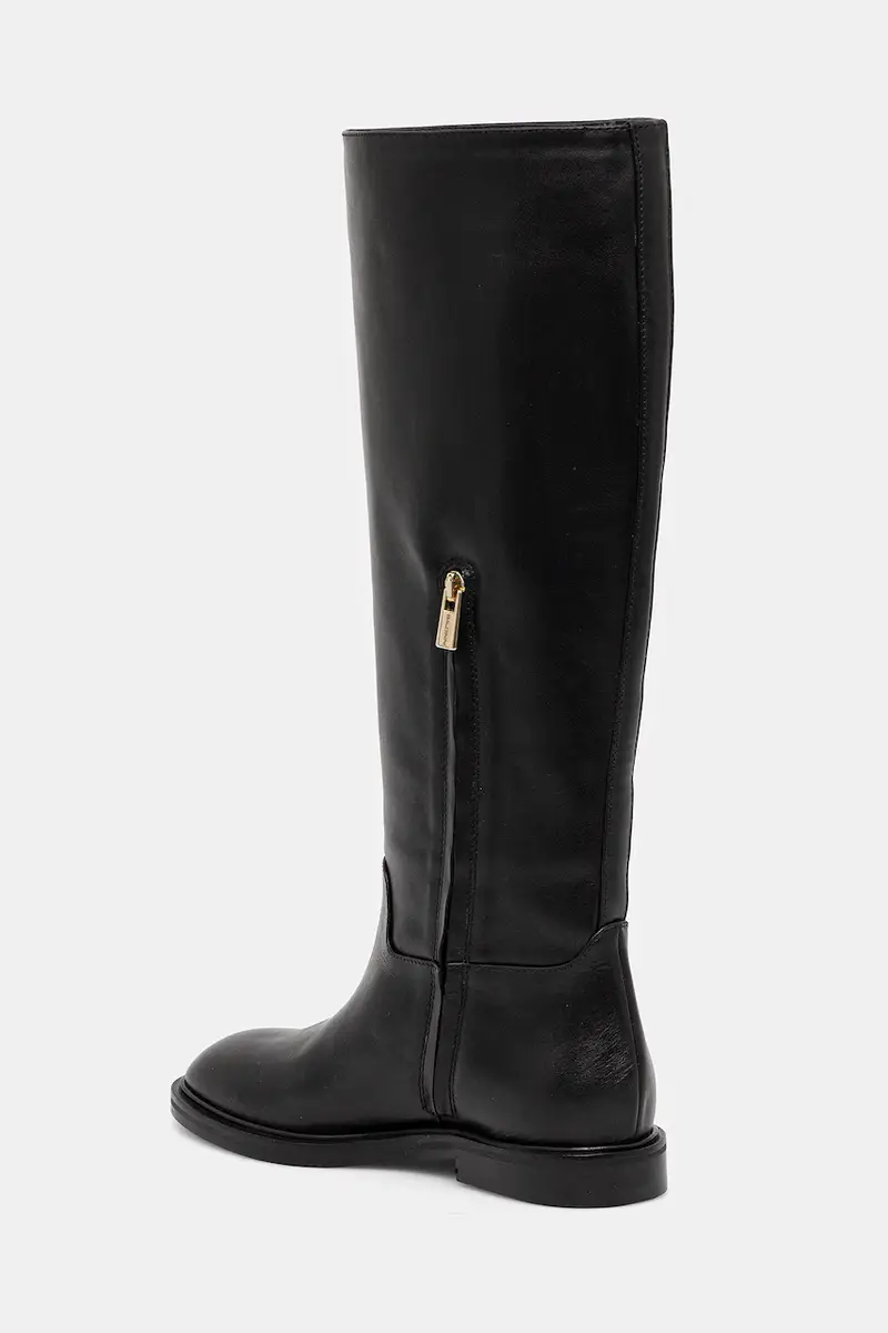 stivali in pelle donna colore nero D6B146P1VITE miniatura 3