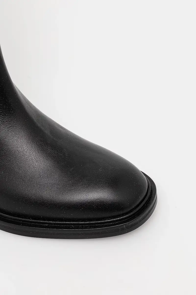 stivali in pelle donna colore nero D6B146P1VITE miniatura 4