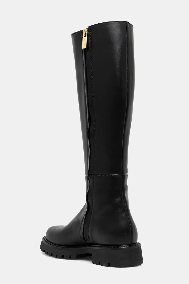 stivali in pelle donna colore nero D6B148P1VITE miniatura 3