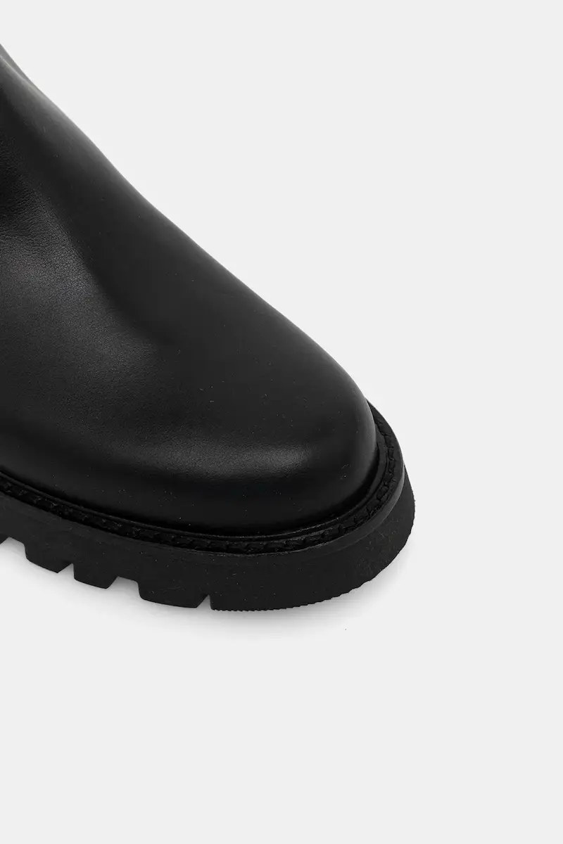 stivali in pelle donna colore nero D6B148P1VITE miniatura 4