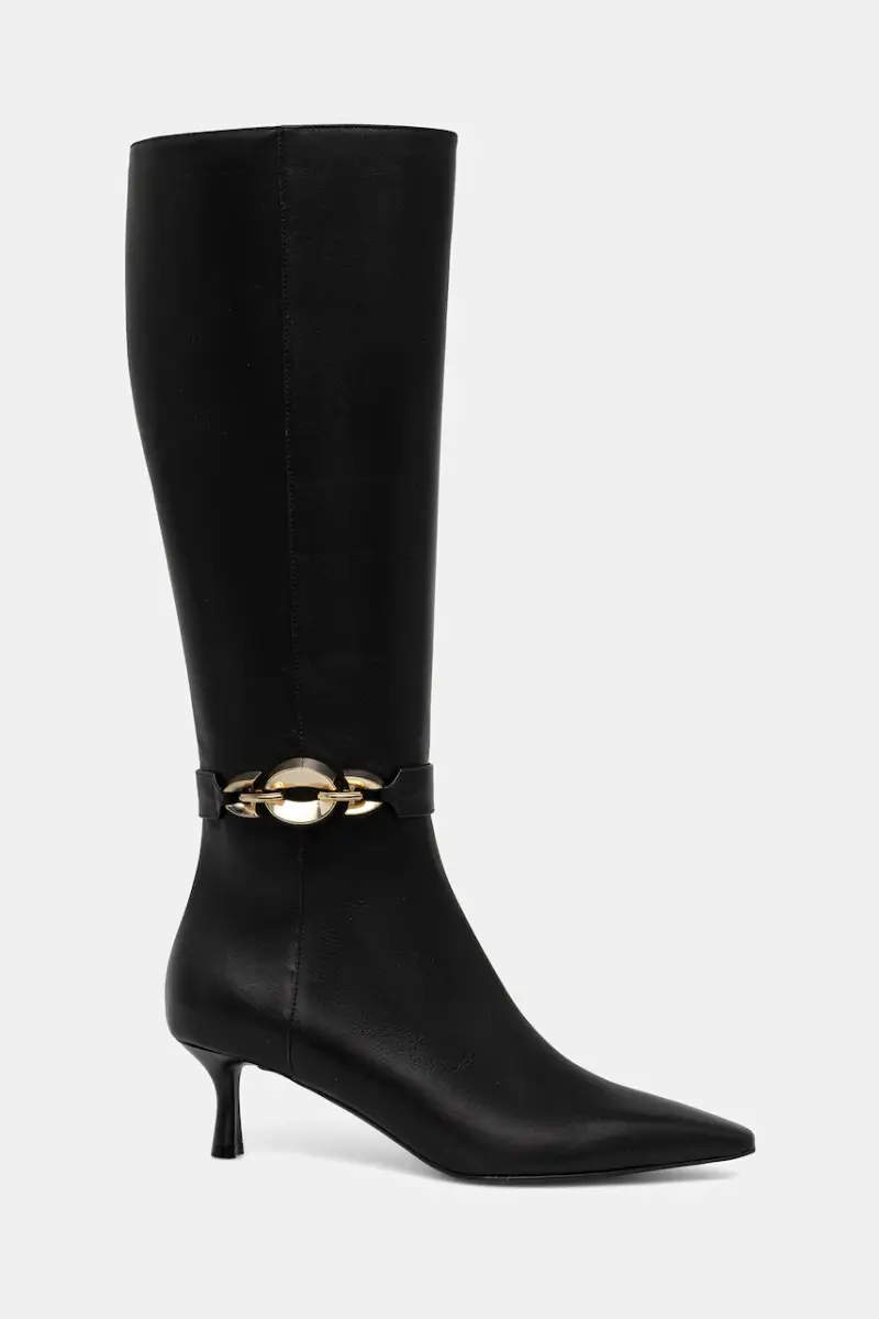 stivali in pelle Nero miniatura 2