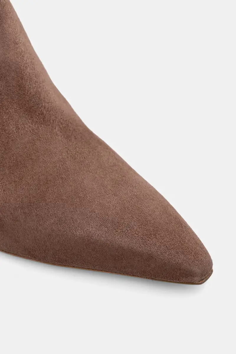 stivali in pelle scamosciata Marrone miniatura 4