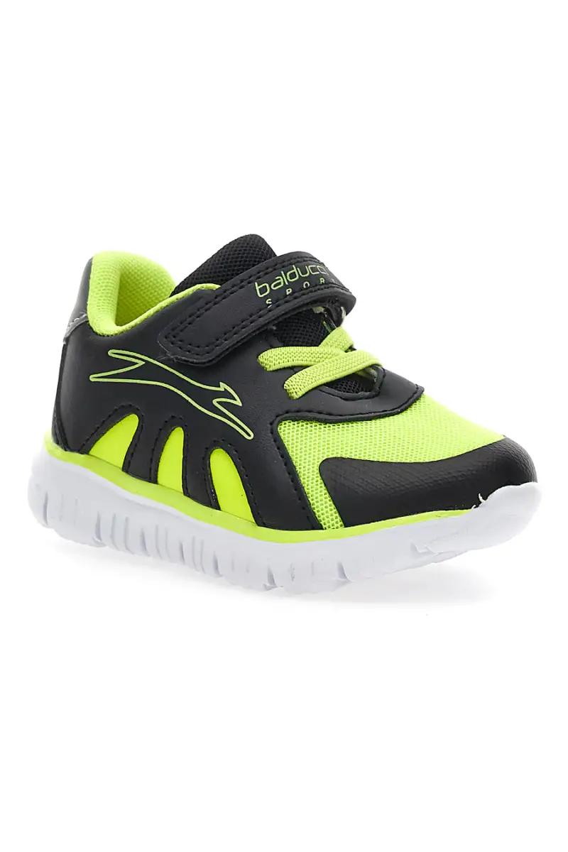 Sneakers Nera e Lime Balducci 4010 [GIALLO miniatura 2