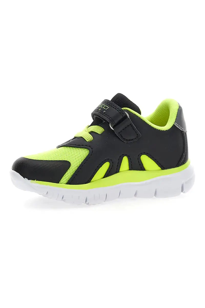 Sneakers Nera e Lime Balducci 4010 [GIALLO miniatura 3