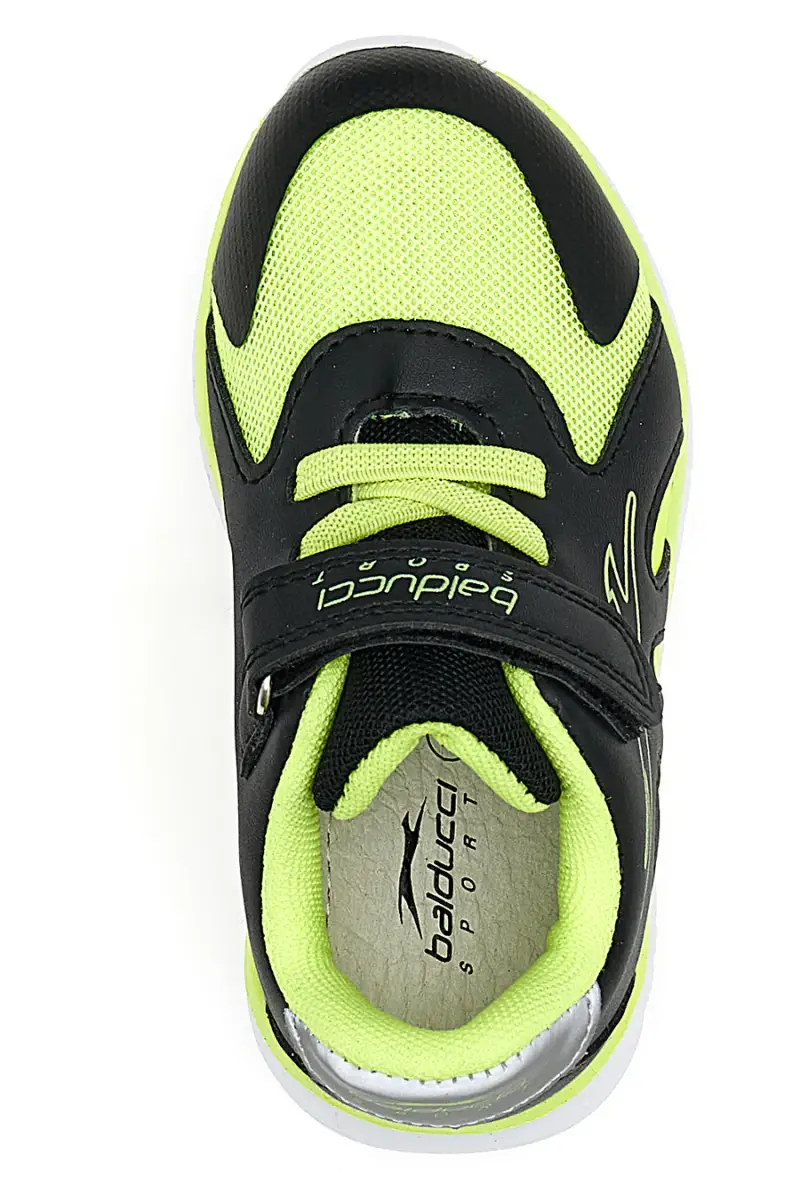 Sneakers Nera e Lime Balducci 4010 [GIALLO miniatura 5