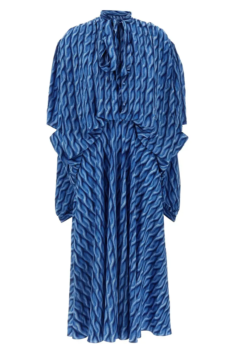 Abito Double Sleeve Blu